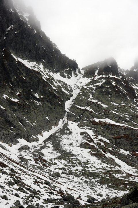 48.jpg - Podejście na Rohatkę (sedlo Prielom 2290 m).
