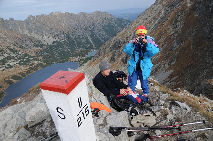 40.jpg - Helena i Marian na Szpiglasowym Wierchu (2172m).