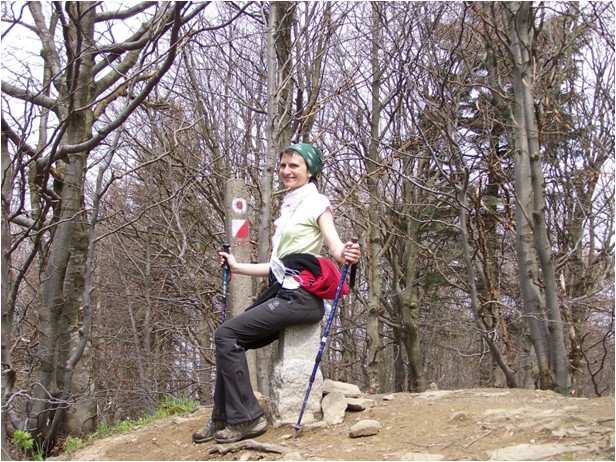12.jpg - Ania na Łopienniku (1069m).