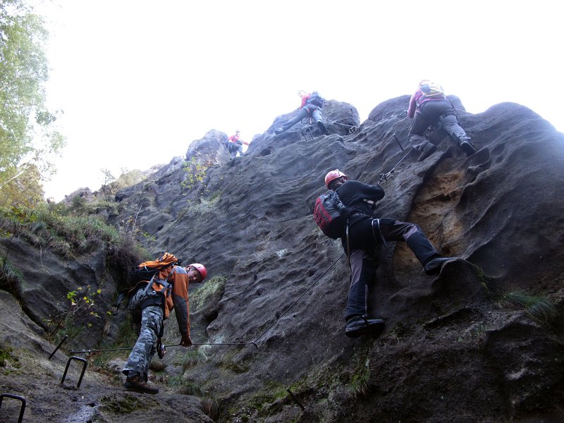 67.jpg - A to już kolejny dzień. Ferrata Alpine Grat w Górach Łużyckich.