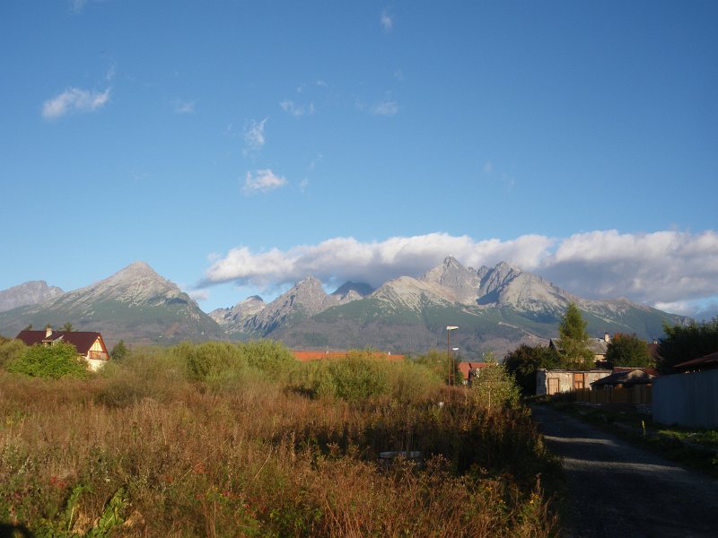 14.jpg - Tatry ze Starej Leśnej - naszej bazy.