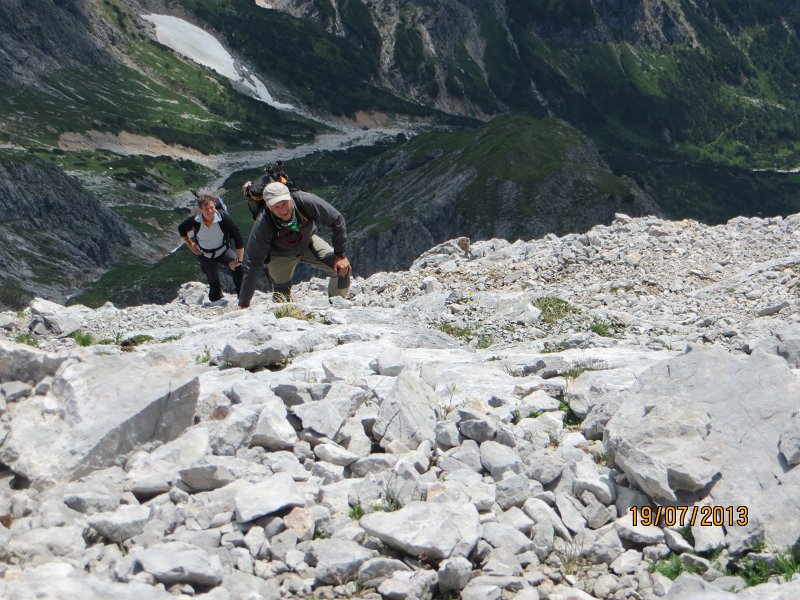 14.jpg - Drapiemy się na Schoenfeldspitze.