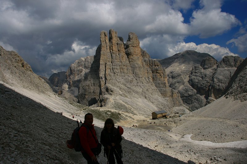 019.jpg - Ferrata Santner prowadzi do kotła Gart.