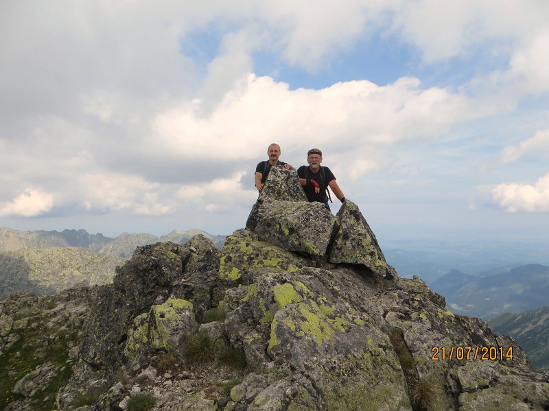 15.jpg - Na Mięguszowieckim Szczycie Czarnym (2404m).