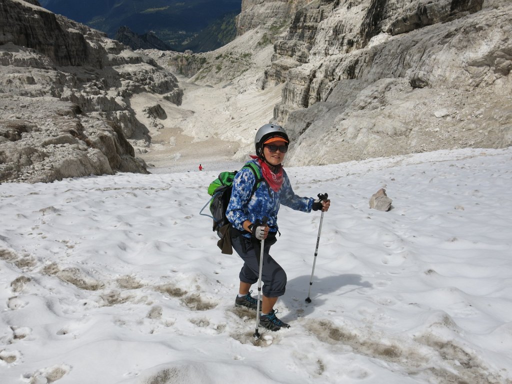 52.jpg - Na lodowcu Vedrette di brenta.