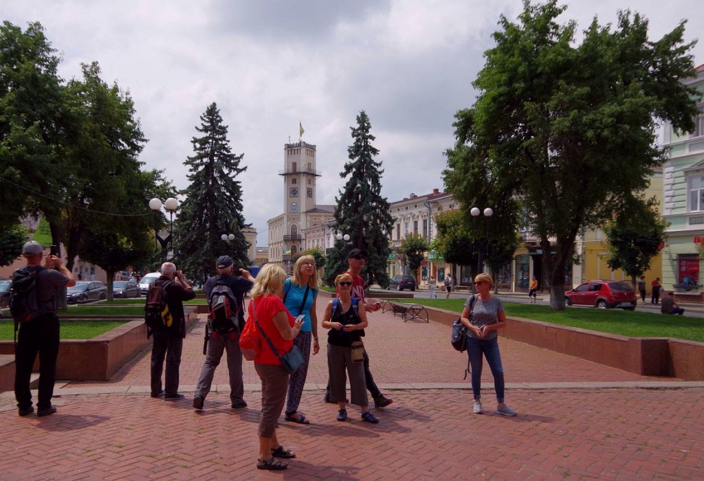 58.jpg - Kołomyja. Rynek z ratuszem.